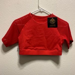 NWT Til You Collapse Crop Top